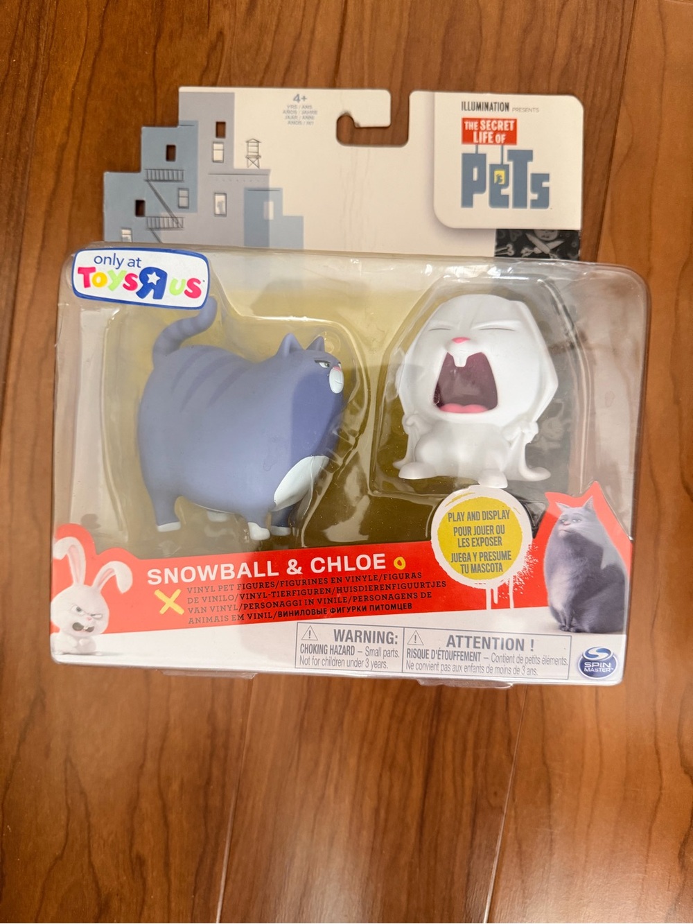 The Secret Life of Pets Snowball & Chloe Vinyl Figure Set - White & Gray